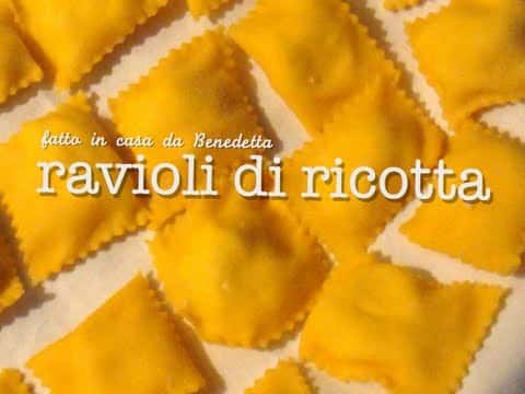 Ravioli di Ricotta Fatti in Casa