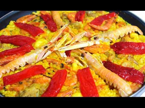 Paella de Marisco Casera