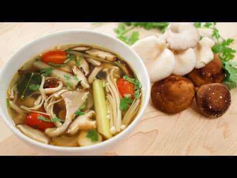 Vegan Mushroom Tom Yum