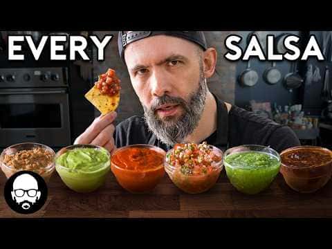 12 Essential Salsas: Pico de Gallo, Salsa Verde, Salsa Roja, and more