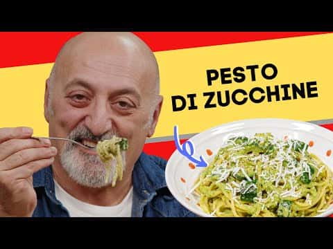 Spaghetti al pesto di zucchine