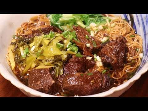 台式紅燒牛肉麵