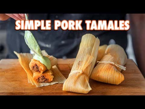 Homemade Pork Tamales
