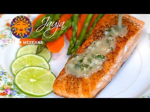 Salmón a la Mantequilla y Limón