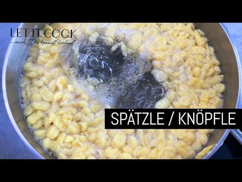 Selbstgemachter Spätzleteig