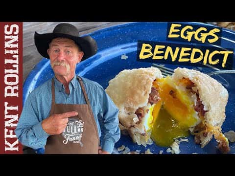 Cowboy Style Deep Fried Eggs Benedict
