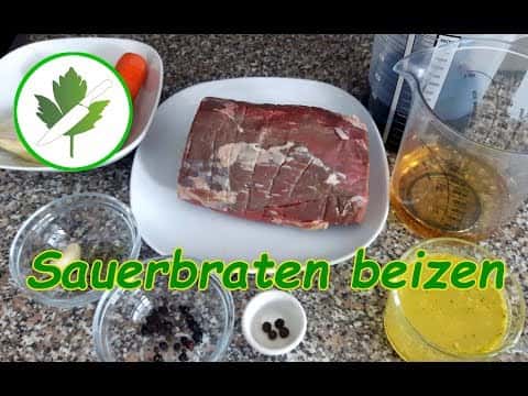 Sauerbraten Beize selber machen (Teil 1)