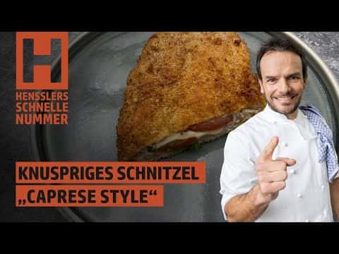 Knuspriges Schnitzel „Caprese Style“