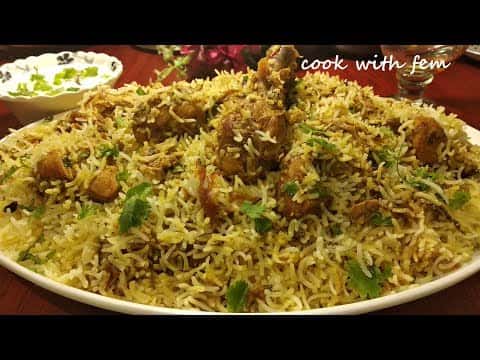 Hyderabadi Chicken Dum Biryani