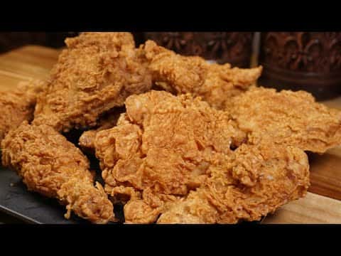 Restaurant-Style Crispy Fried Chicken with Seasoned Salt Brine