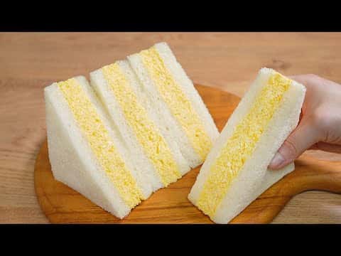 부드러운 에그 마요 샌드위치