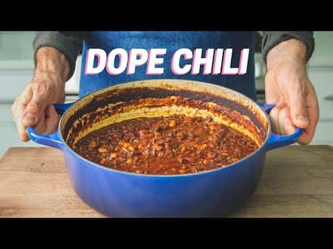Homemade Grown-Up Beef Chili