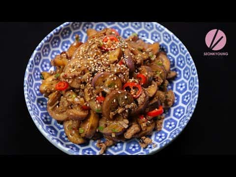 Spicy Stir-Fried Eggplant