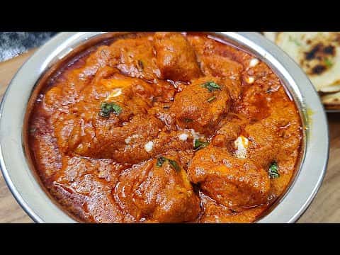 मखमली ग्रेवी वाला बटर चिकन