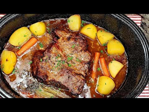Easy Pot Roast and Gravy