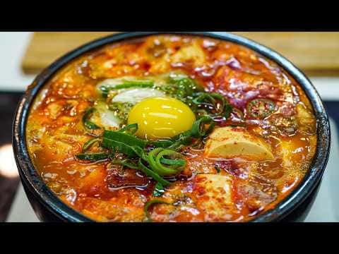 굴 순두부찌개