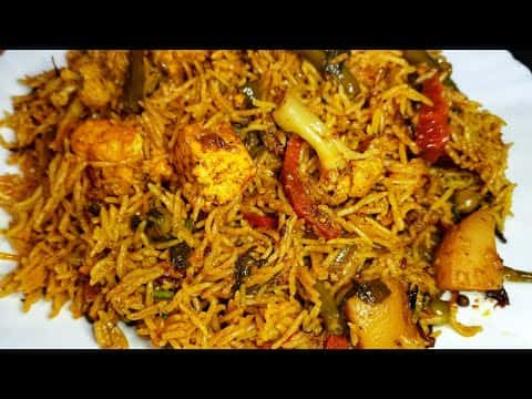 Veg Biryani in Pressure Cooker