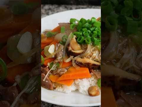 Beef & Mushroom Rice Bowl (Soegogi-beoseot-deopbap)