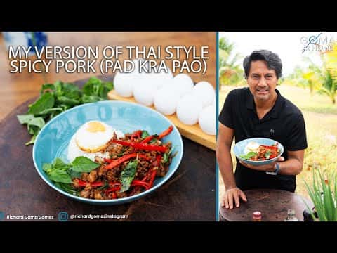 Thai Style Spicy Pork (Pad Kra Pao)