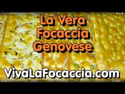 La Vera Focaccia Genovese Fatta in Casa
