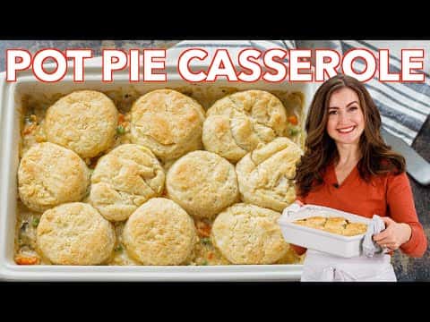 Classic Chicken Pot Pie Casserole