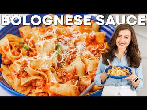 Bolognese Sauce with Pappardelle