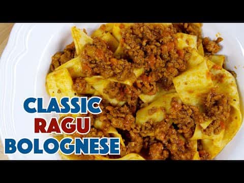 Classic Traditional Ragù Bolognese Sauce