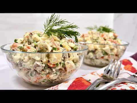 Ukrainian Olivier Salad (Ukrainian Potato Salad)