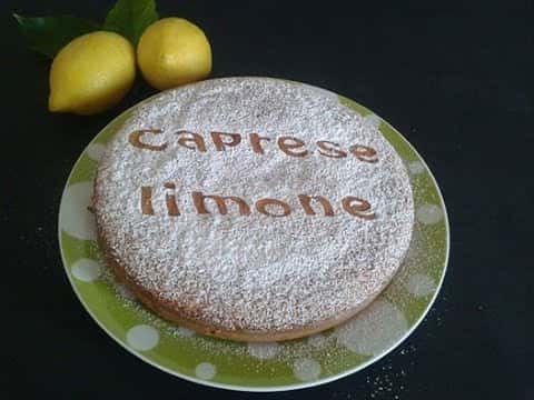 Torta caprese al limone (Senza glutine)