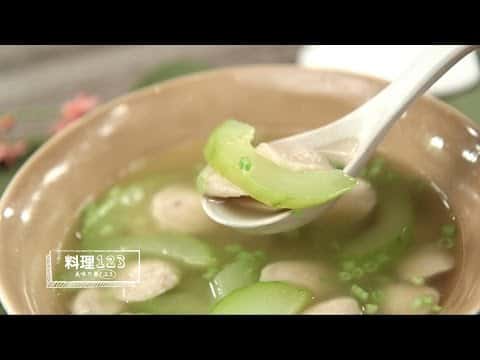 大黃瓜貢丸湯