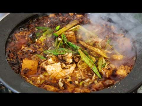 四川麻婆豆腐・極