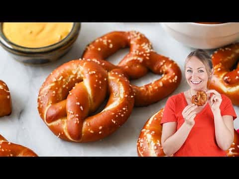 Sourdough Soft Pretzels