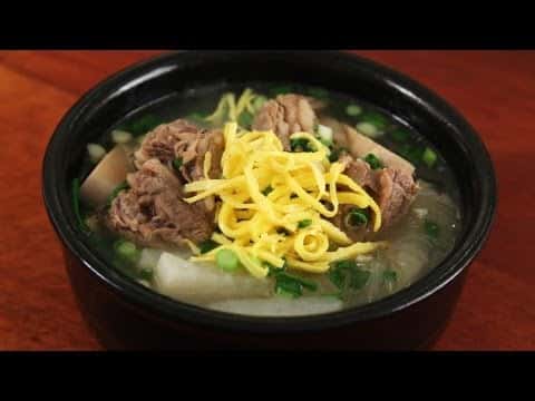 Beef Short Ribs Soup (Galbitang)