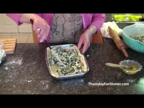 Puff Pastry Spinach and Cheese Pie (Spanakopita)