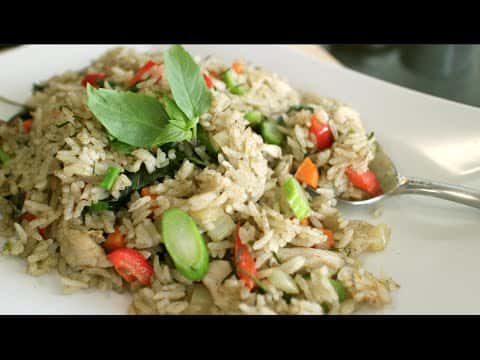 Green Curry Fried Rice (Kao Pad Gaeng Keaw Waan)