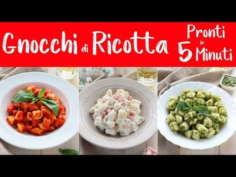 Gnocchi di ricotta facili e veloci