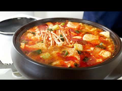 돼지고기 순두부찌개