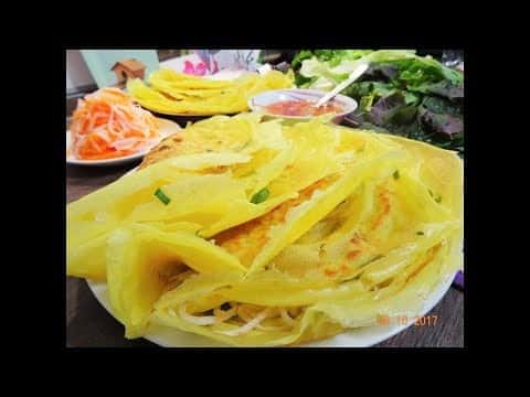 Bánh Xèo Tôm Thịt Giòn Lâu
