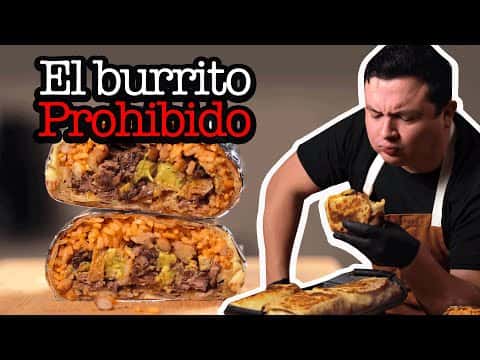 Burrito Tex-Mex con Costra de Queso