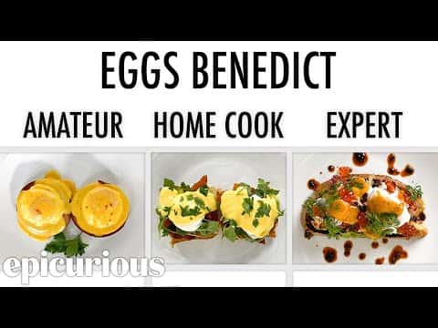 Eggs Benedict (Three Levels: Bolognese, Prosciutto & Focaccia, and Lobster & Quail)