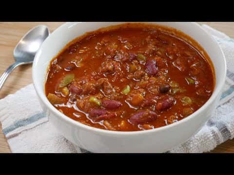 Homemade Slow Cooker Chili