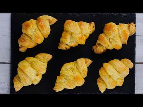綜合食譜：楓糖杏仁可頌、檸檬糖霜可頌、香蒜可頌、牛奶糖可頌