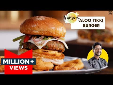 आलू टिक्की बर्गर