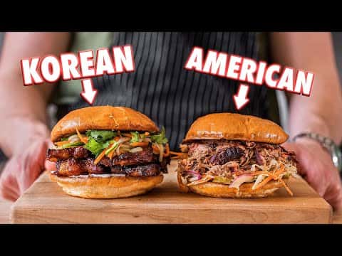 BBQ Pork Sandwiches: American BBQ vs Korean Style