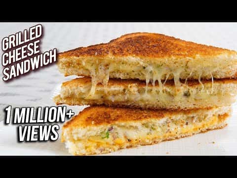 Perfect Grilled Cheese Sandwich on a Pan