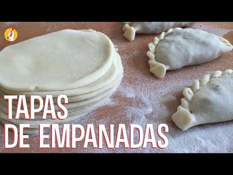 Masa para tapas de empanadas caseras