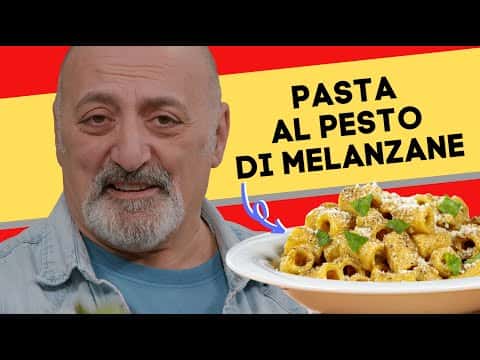 Pasta al pesto di melanzane