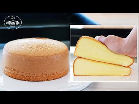 바닐라 제누와즈 (스폰지 케이크)
