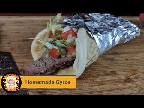 Homemade Greek Gyros with Tzatziki