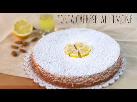 Torta Caprese al Limone
